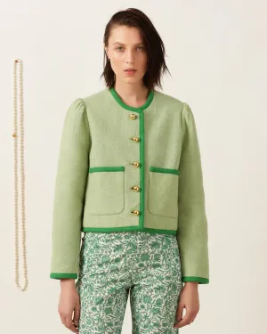 Dorian Celadon Khadi Jacket