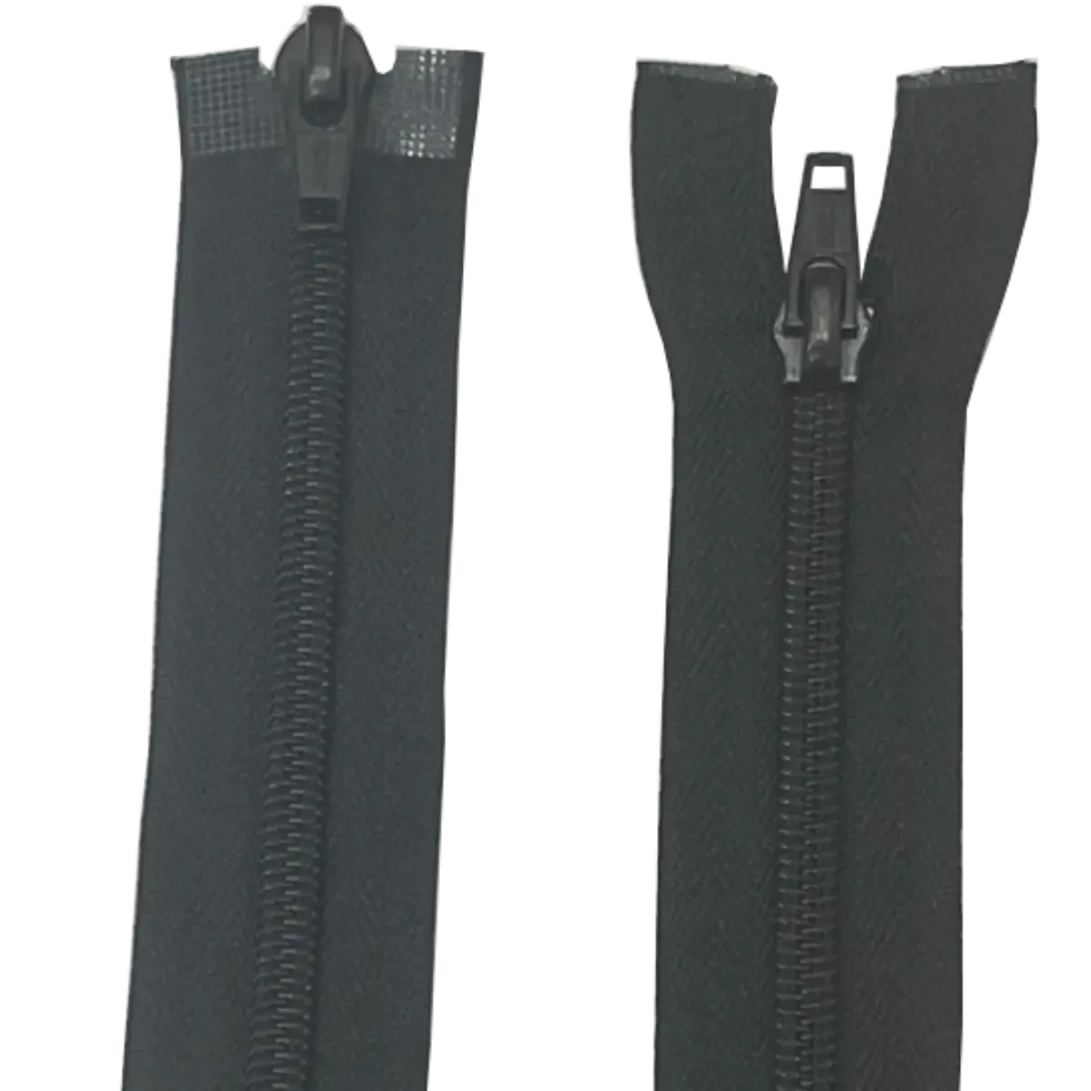 Double Slider Nylon/Plastic 2 Way Zip - With Metal Sliders 21" (53cm)