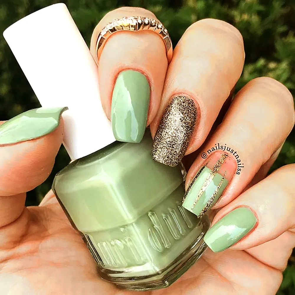 Down to Earth Trio, 3 Piece Gift Set, Green Nail Polish