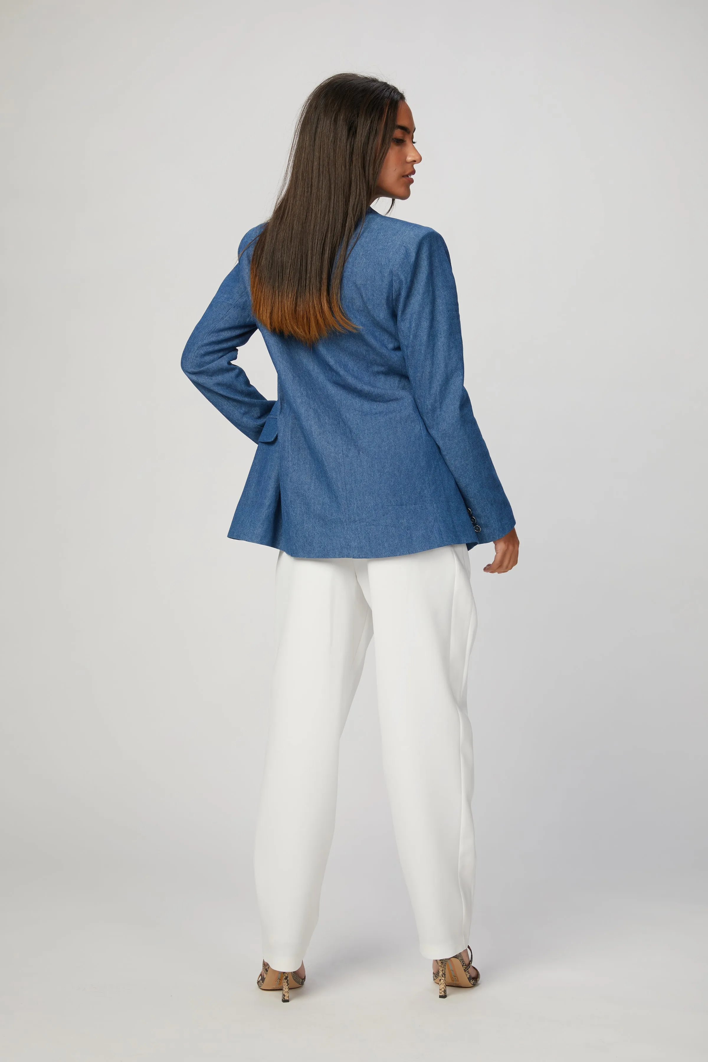 DOWNTOWN INDIGO BLAZER