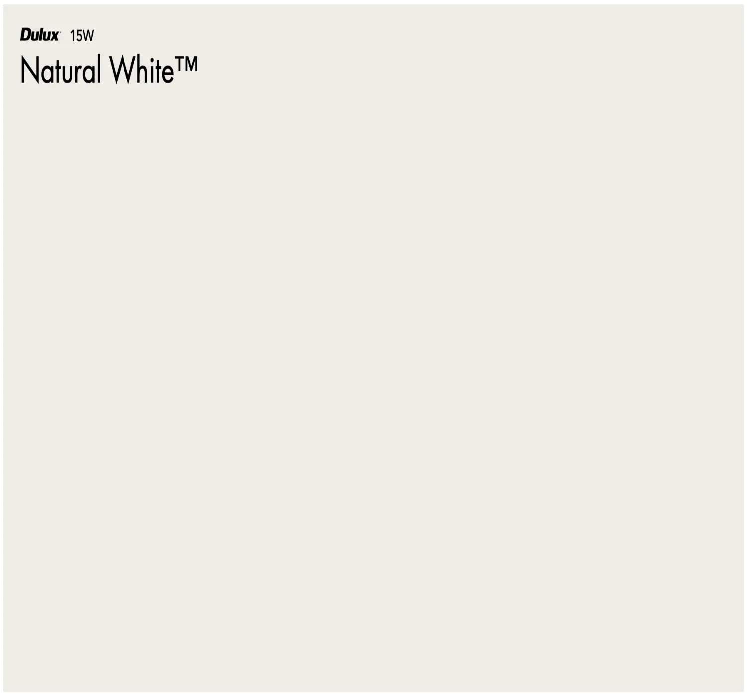 Dulux Natural White Half Strength