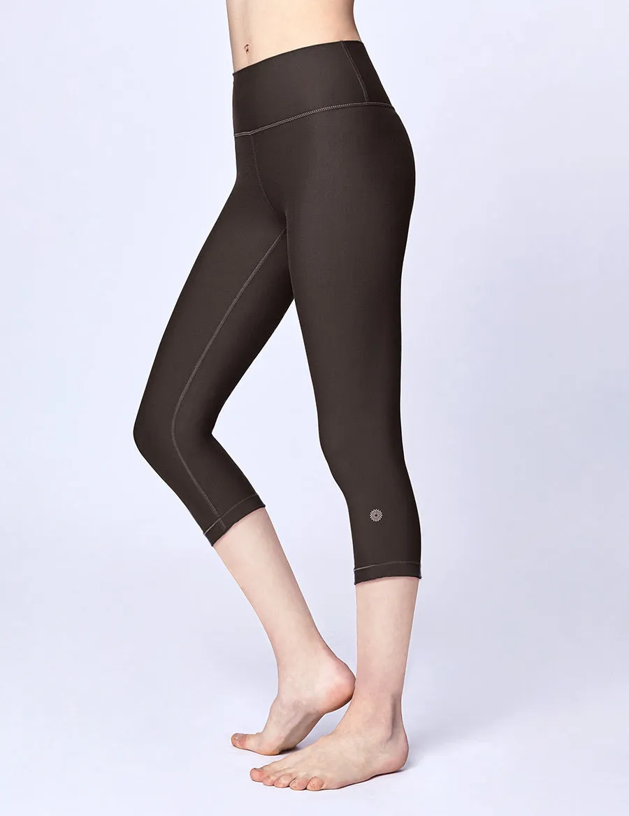 easyoga LA-VEDA Twiggy Core Capris2 - C1 Brown