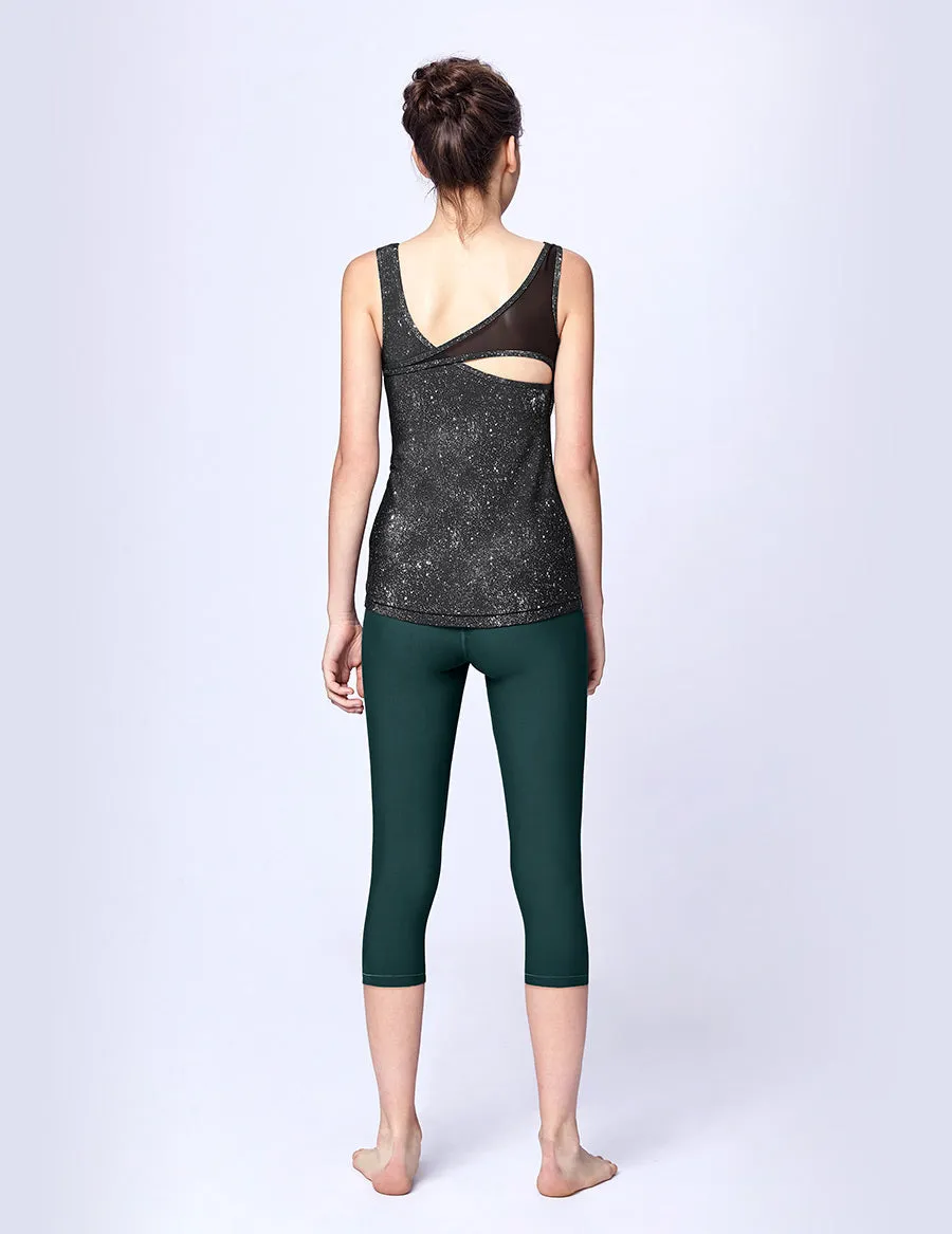 easyoga LA-VEDA Twiggy Core Capris2 - G25 Dark Green