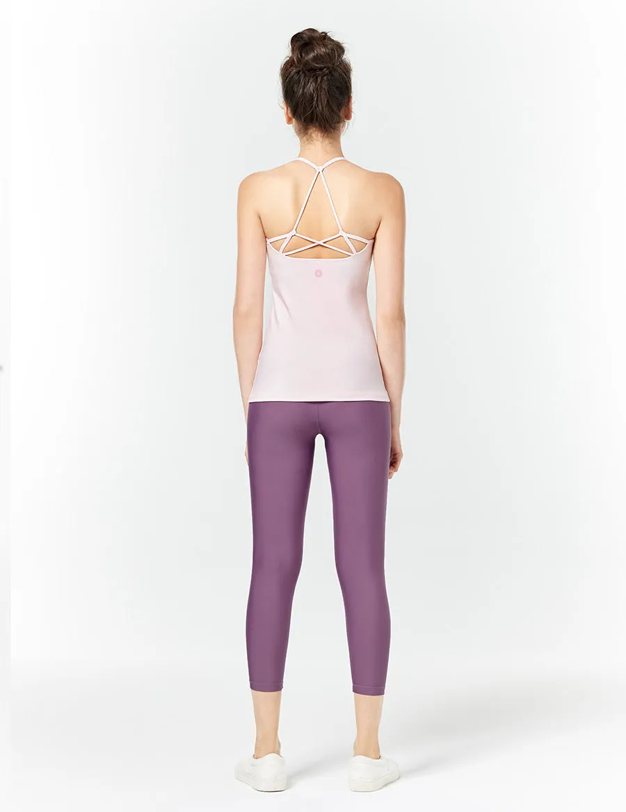 easyoga LA-VEDA Twiggy Core Cropped Tight1 - P4 Grapes