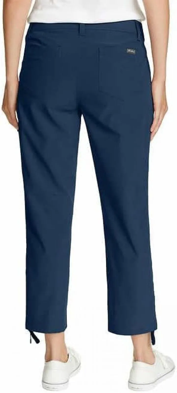 Eddie Bauer Capri Pants Side Zipper Cargo Pocket Ripstop Capri Pants 1767954