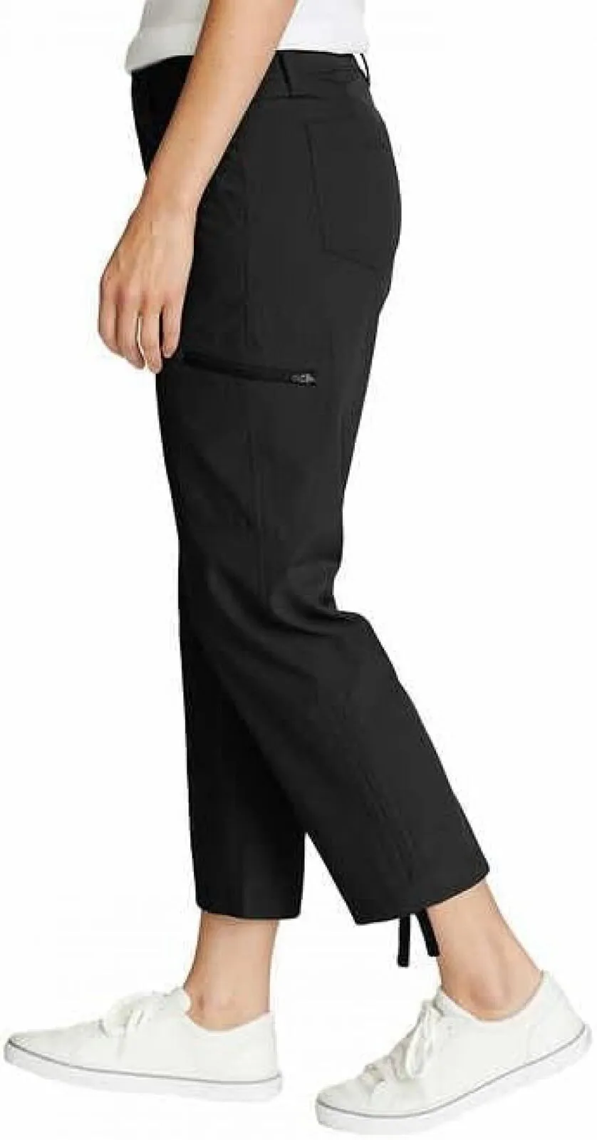Eddie Bauer Capri Pants Side Zipper Cargo Pocket Ripstop Capri Pants 1767954
