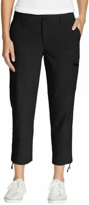 Eddie Bauer Capri Pants Side Zipper Cargo Pocket Ripstop Capri Pants 1767954