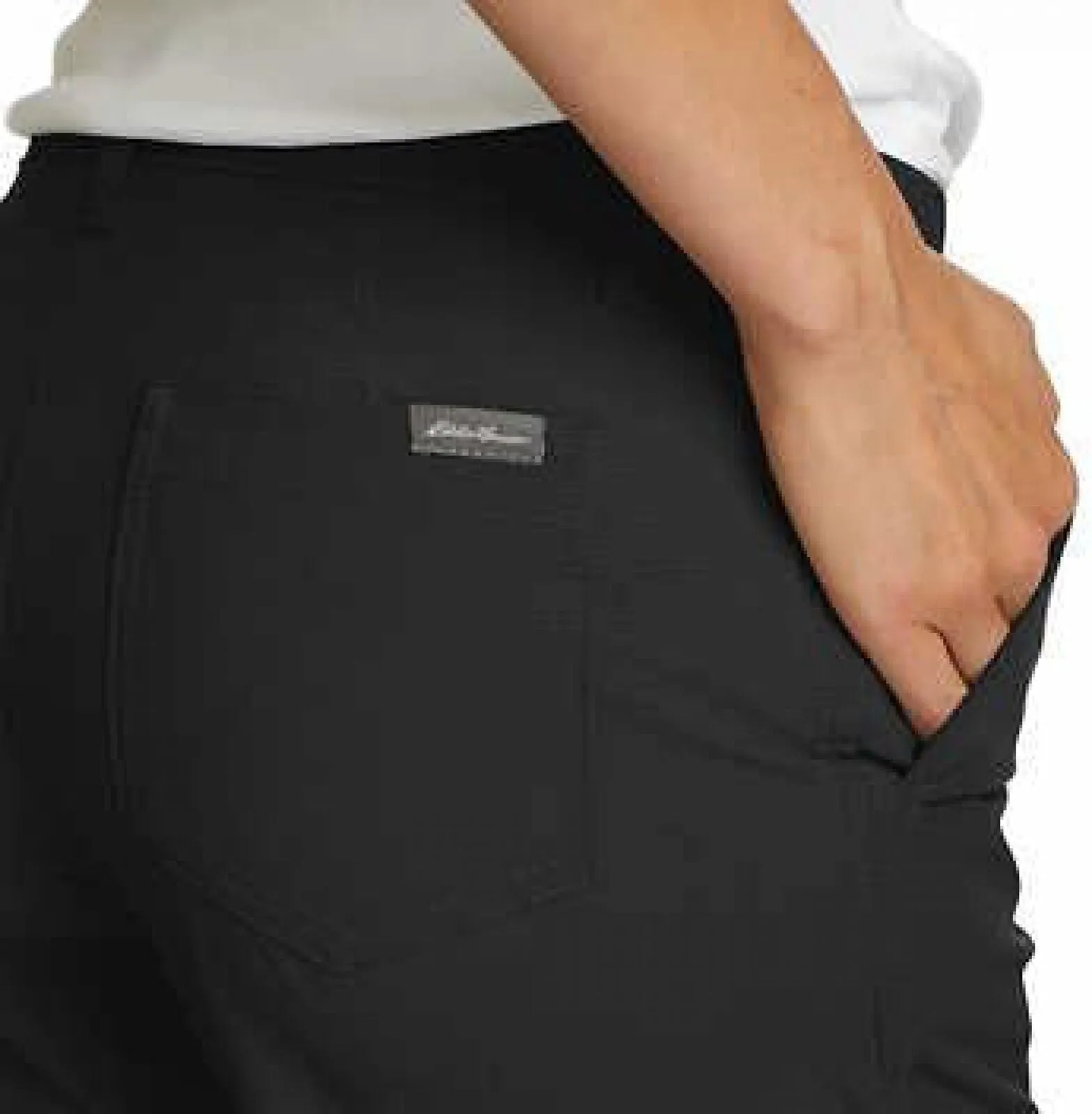 Eddie Bauer Capri Pants Side Zipper Cargo Pocket Ripstop Capri Pants 1767954