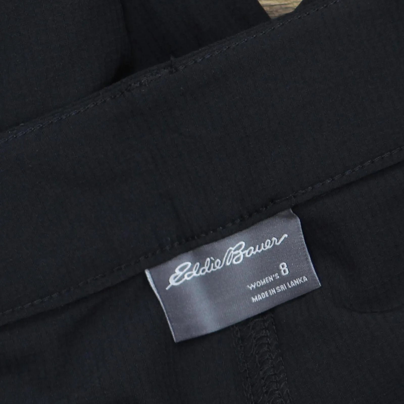 Eddie Bauer Capri Pants Side Zipper Cargo Pocket Ripstop Capri Pants 1767954