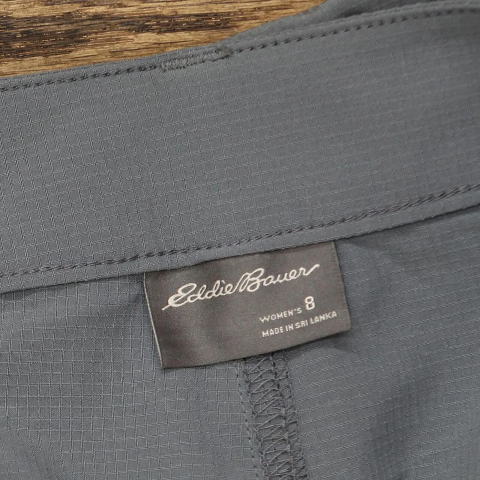 Eddie Bauer Capri Pants Side Zipper Cargo Pocket Ripstop Capri Pants 1767954