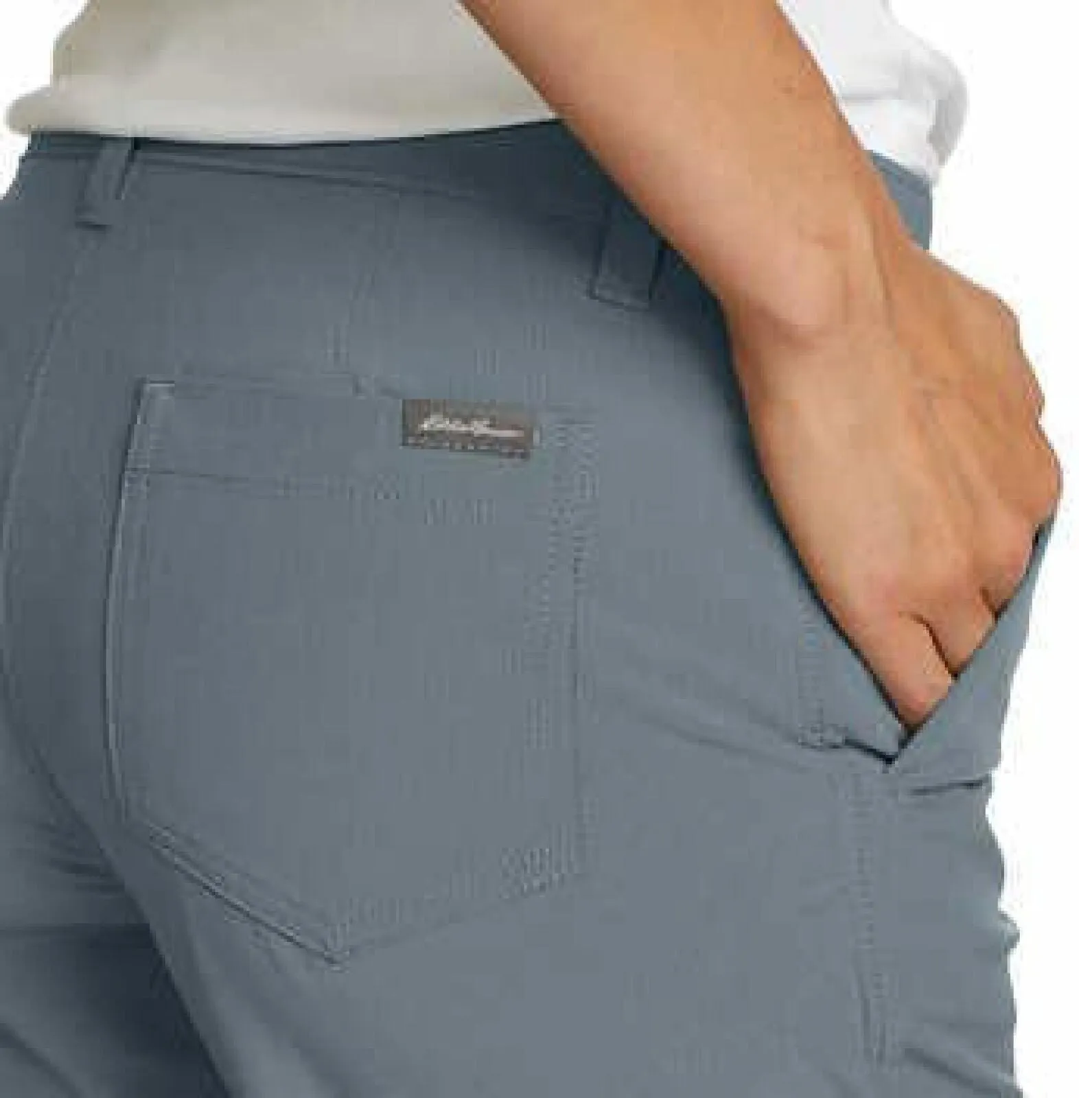 Eddie Bauer Capri Pants Side Zipper Cargo Pocket Ripstop Capri Pants 1767954