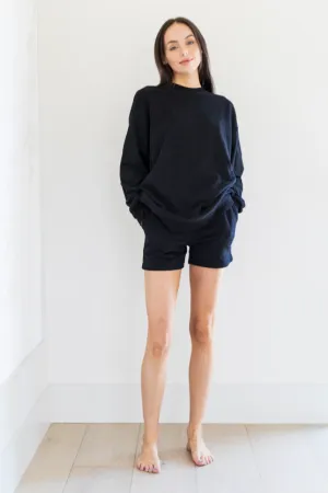 Everyday Waffle Short Set | Black