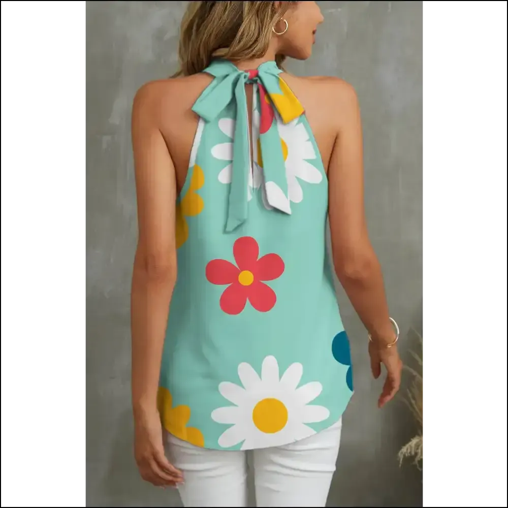 FAM-FAM Flower Grecian Neck Tank