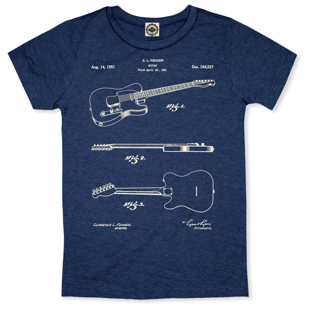 Fender Guitar Patent Kid's Tee