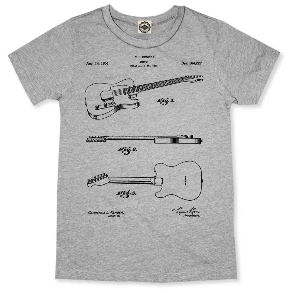 Fender Guitar Patent Kid's Tee