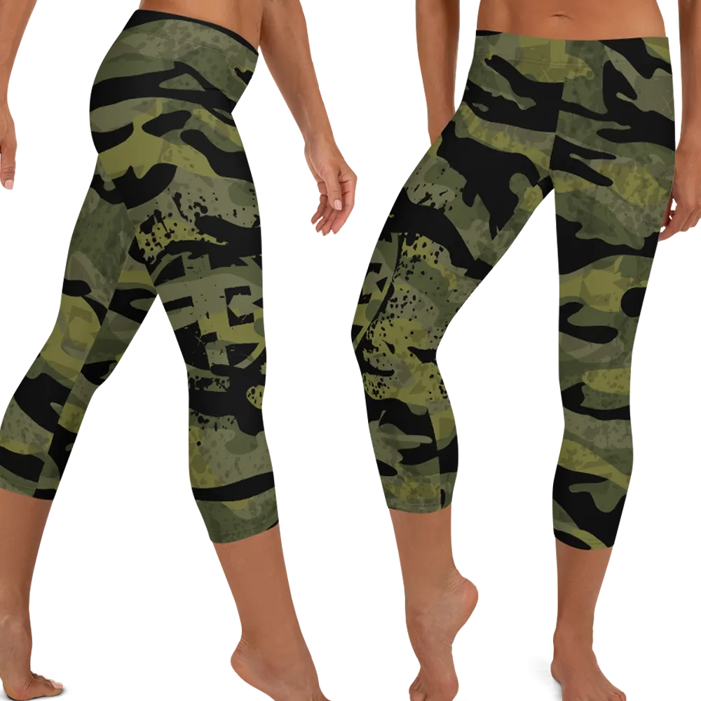 Fit Bitch - Capris - Camo