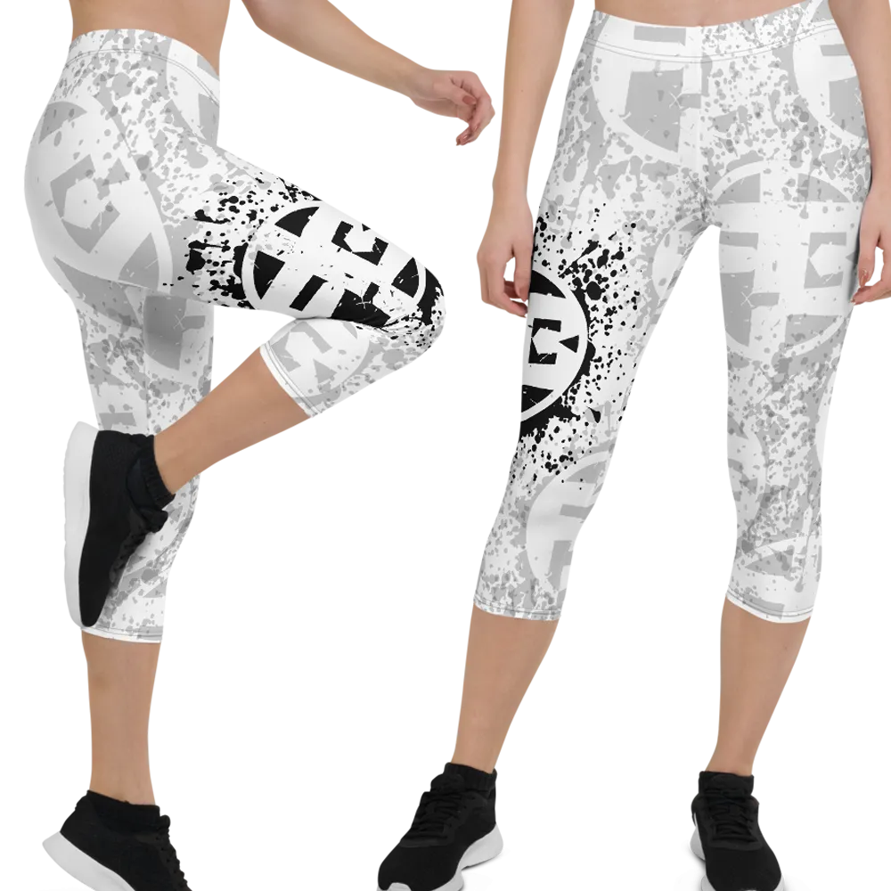 Fit Bitch - Capris - Splash