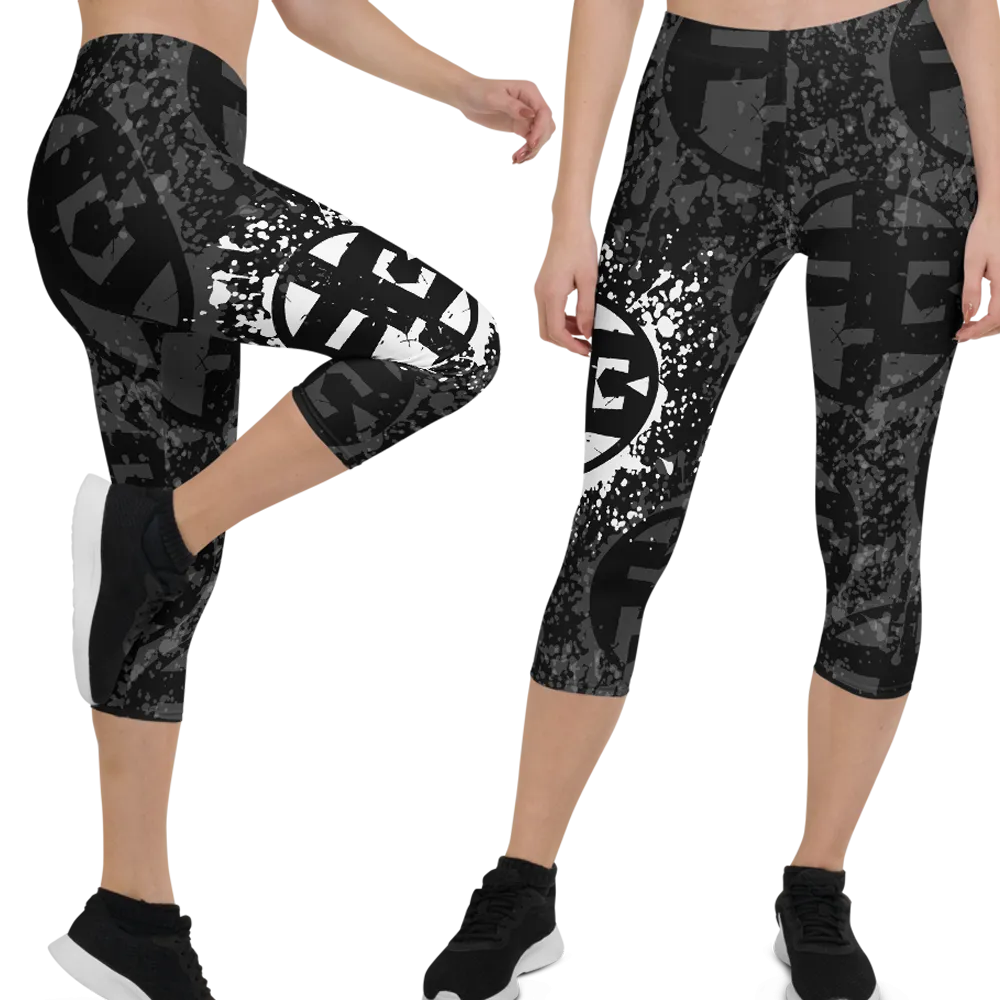 Fit Bitch - Capris - Splash
