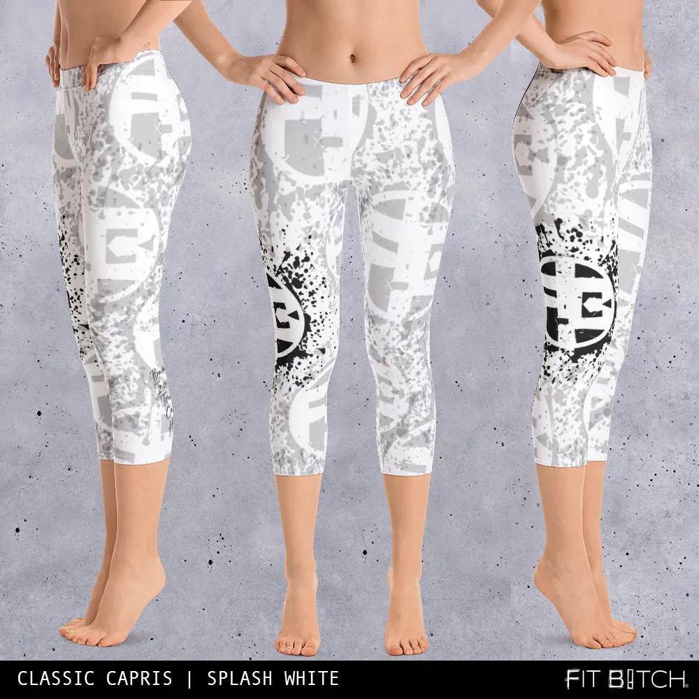 Fit Bitch - Capris - Splash