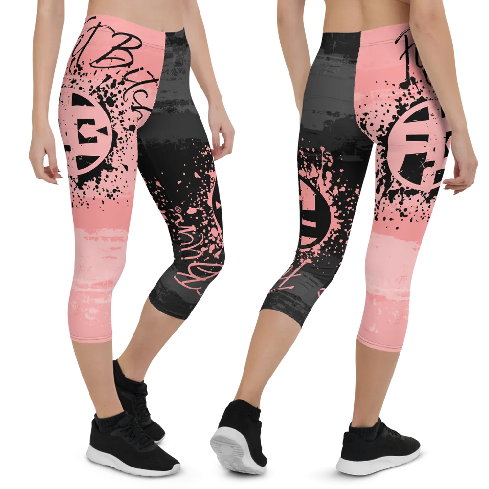 Fit Bitch - Capris - Yin Yang Pastels