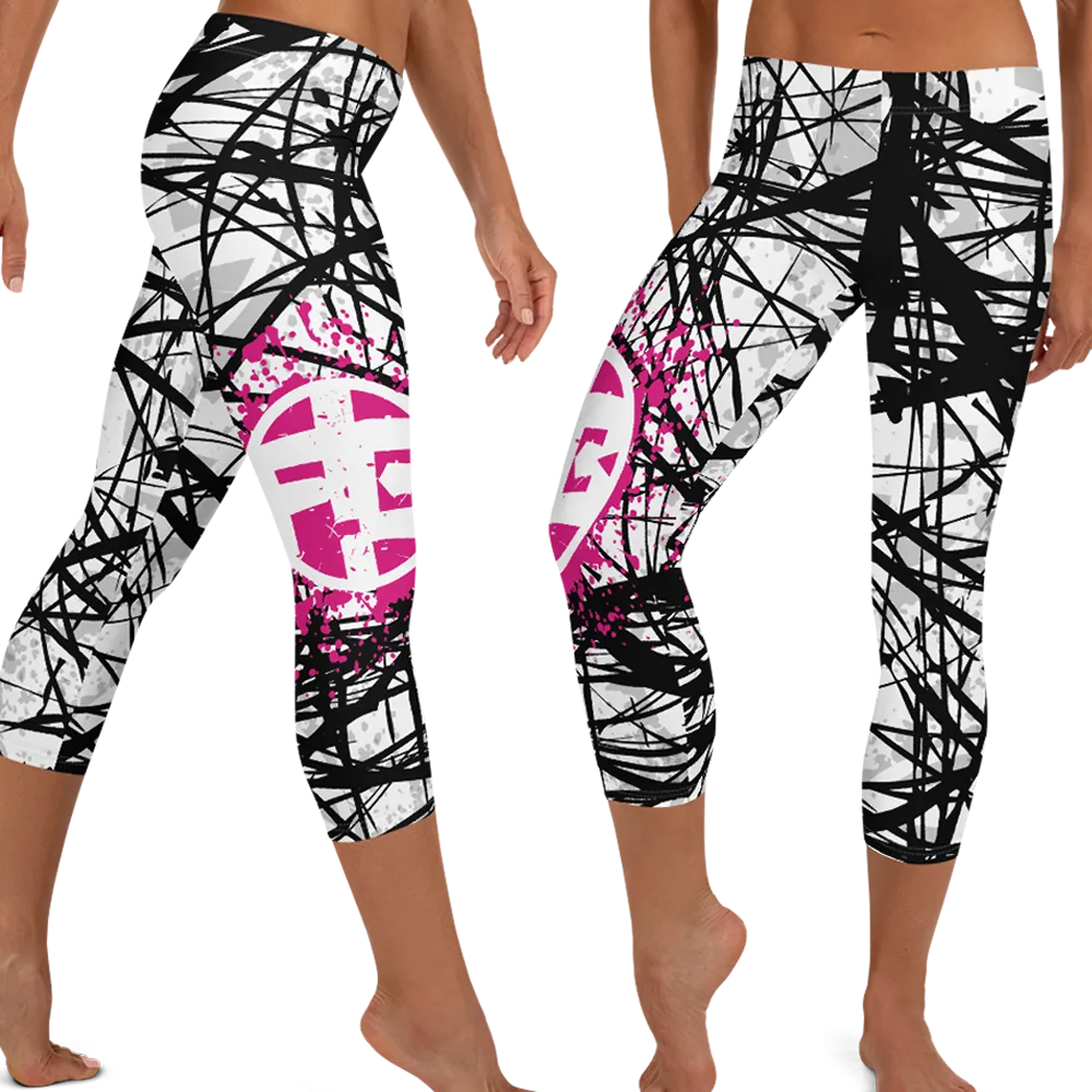 Fit Bitch - Capris - ZZ Stripes