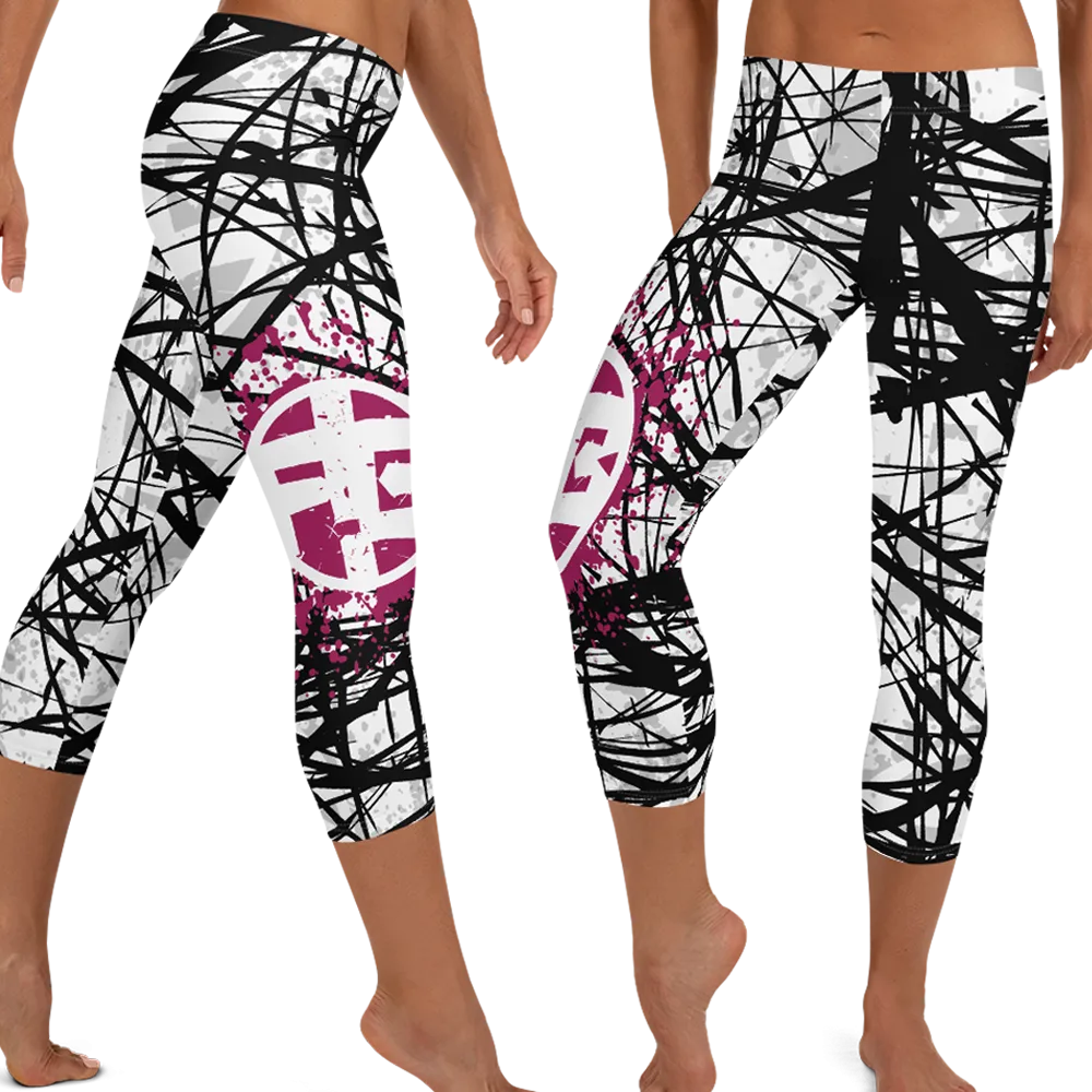 Fit Bitch - Capris - ZZ Stripes