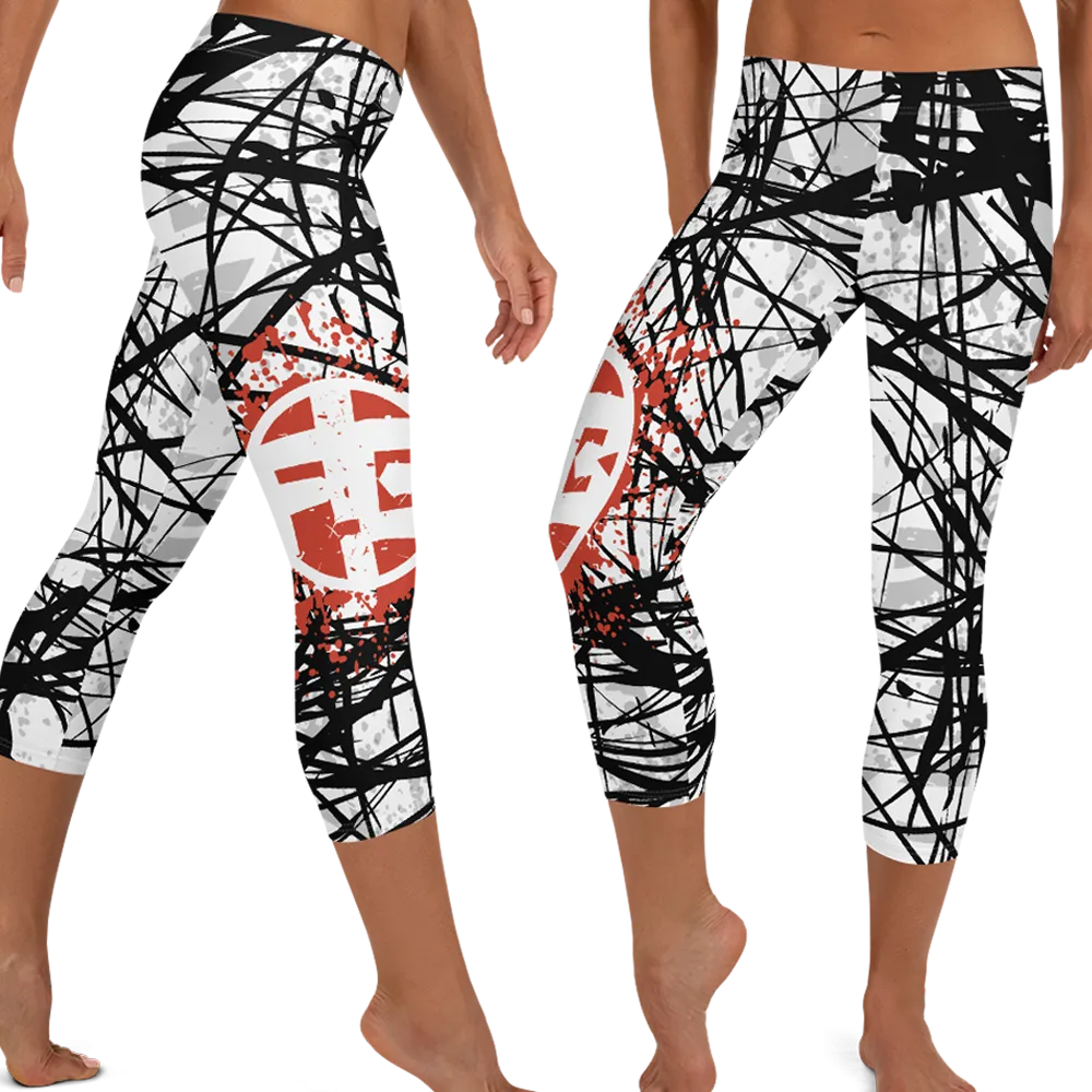 Fit Bitch - Capris - ZZ Stripes