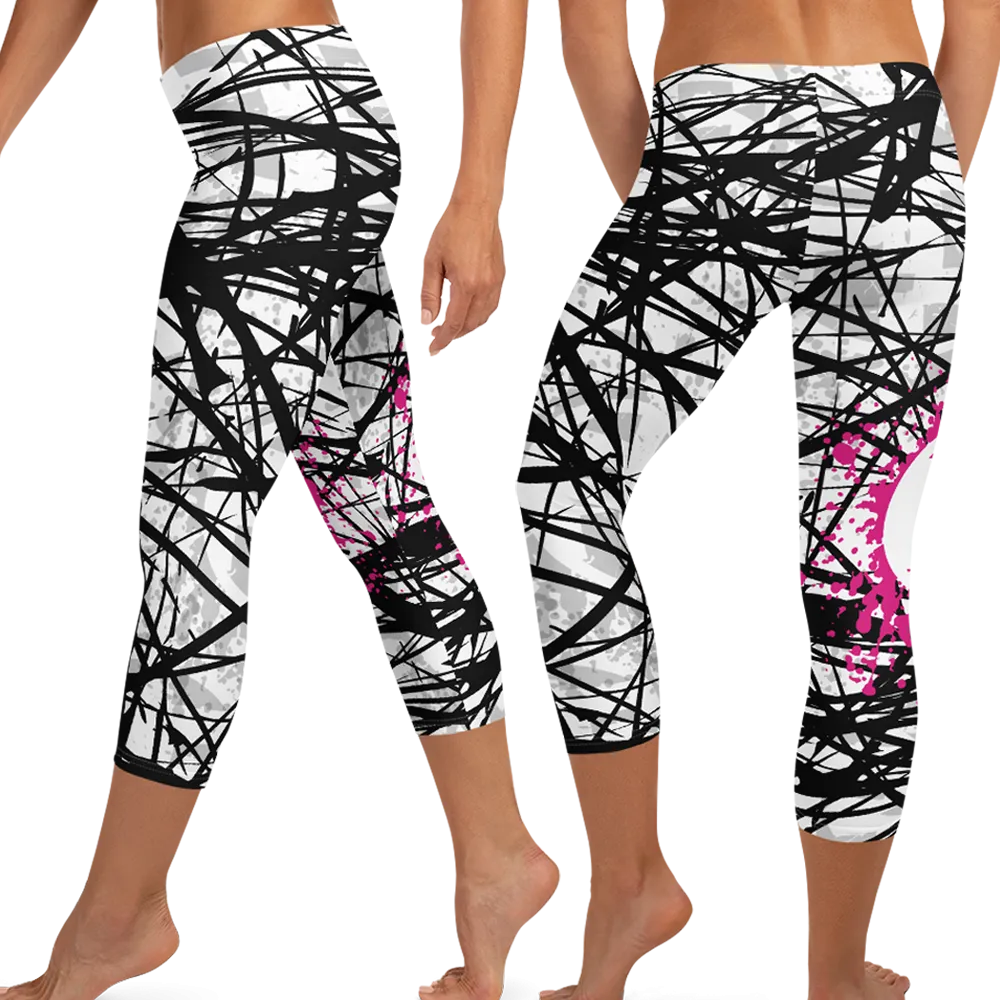 Fit Bitch - Capris - ZZ Stripes