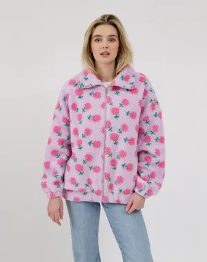 Floral Sherpa Jacket