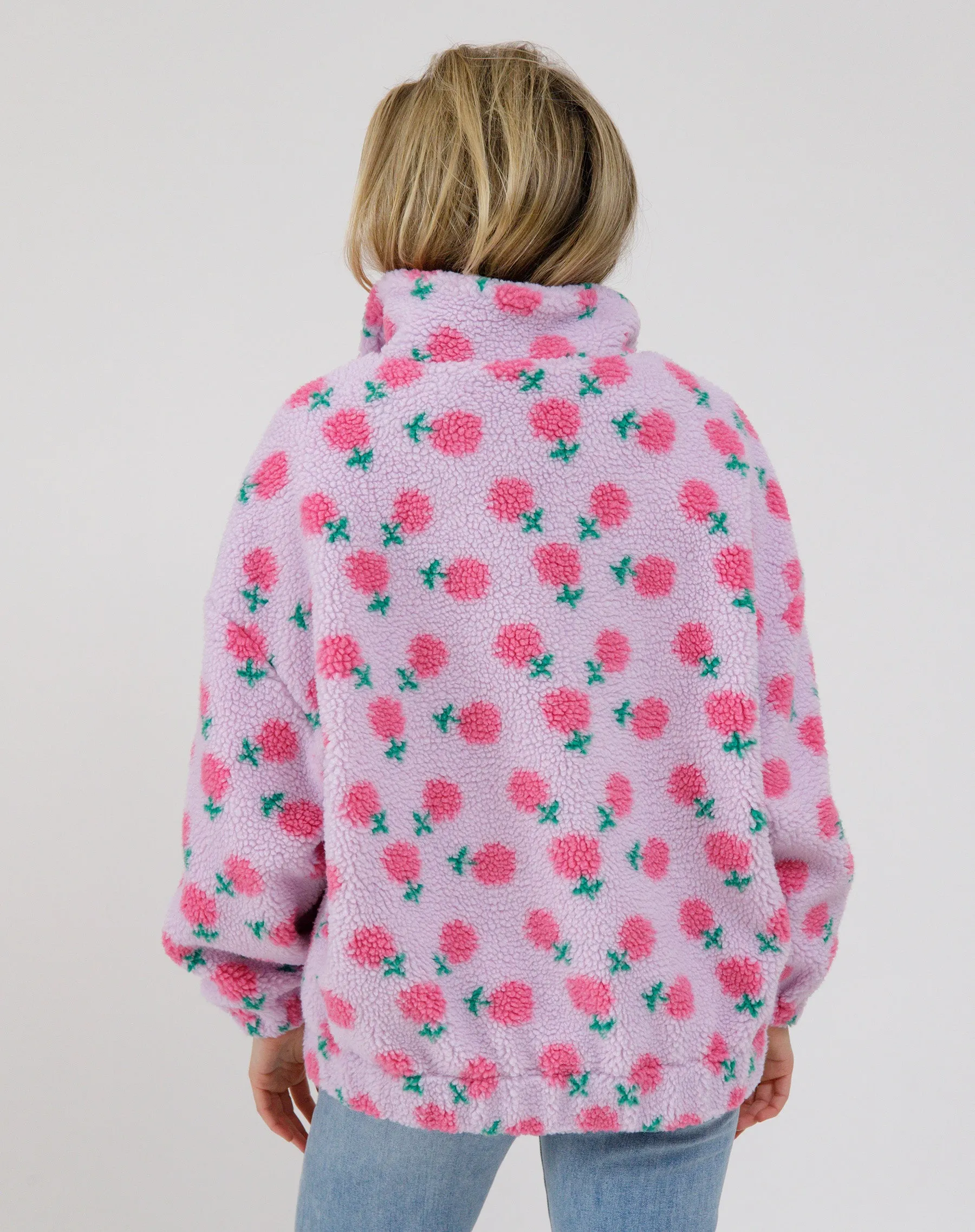Floral Sherpa Jacket