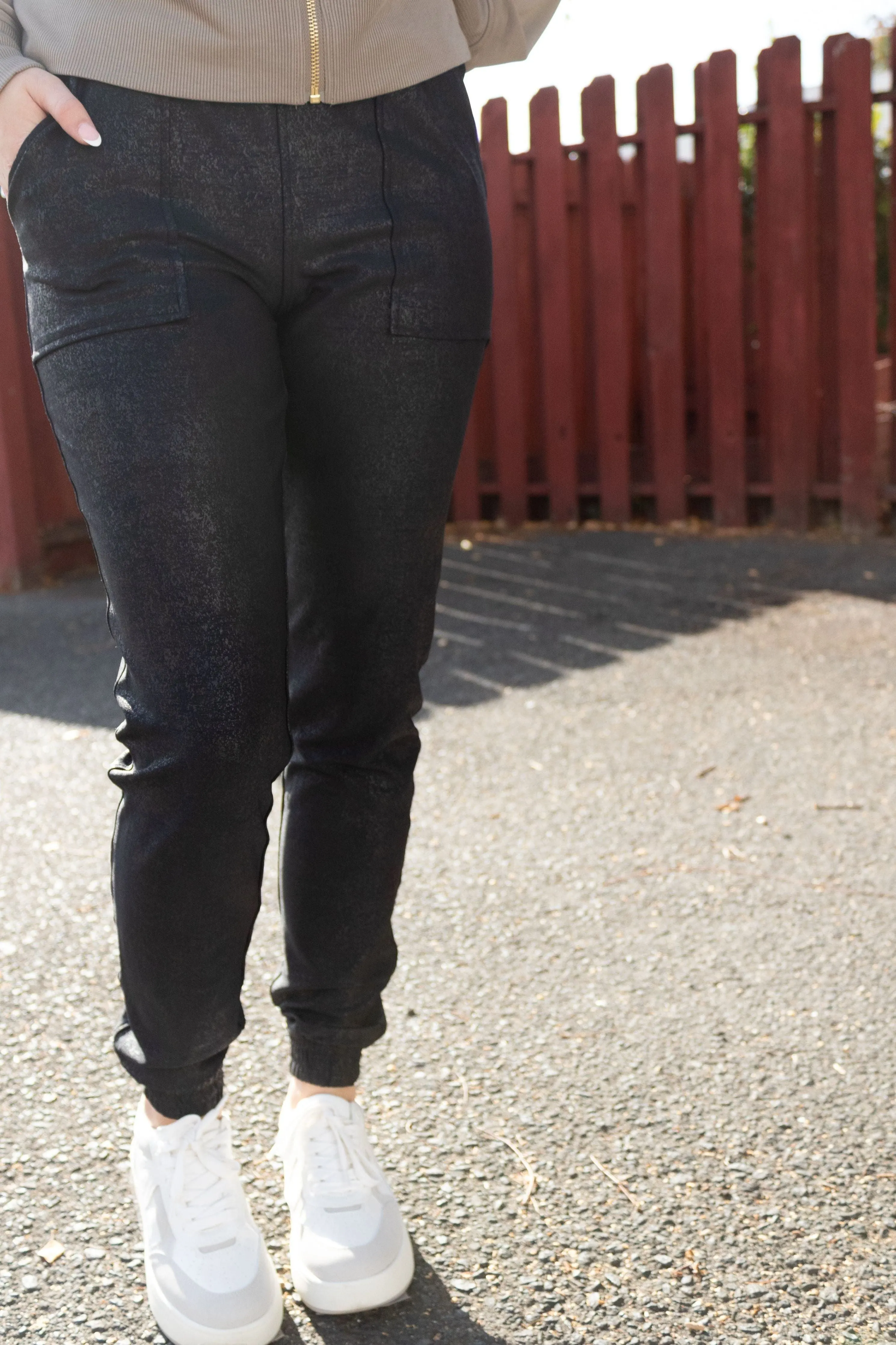 Foil Joggers