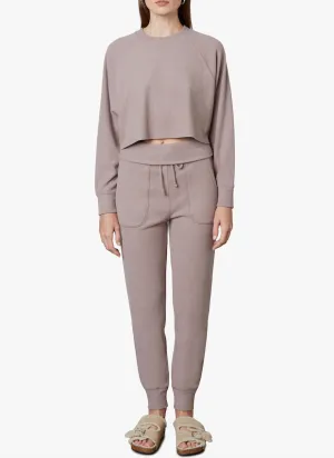 Fold Over Hacci Jogger