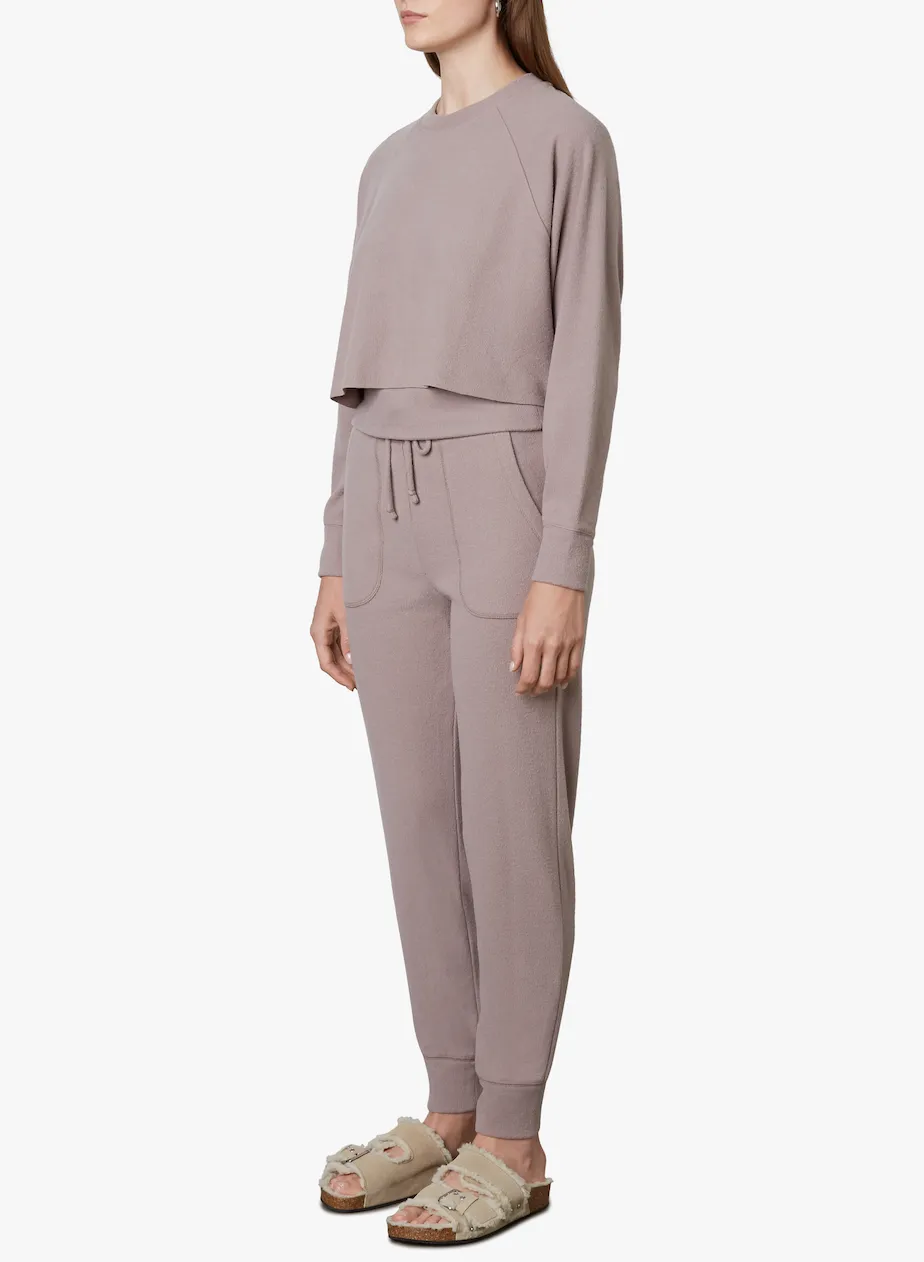 Fold Over Hacci Jogger