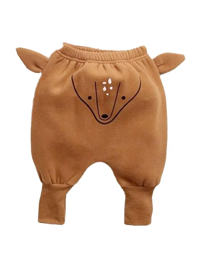 Foxy Pop - Long Sleeve Top & Bottoms 2 Piece Outfit with Foxy Ears - 6M to 2Y