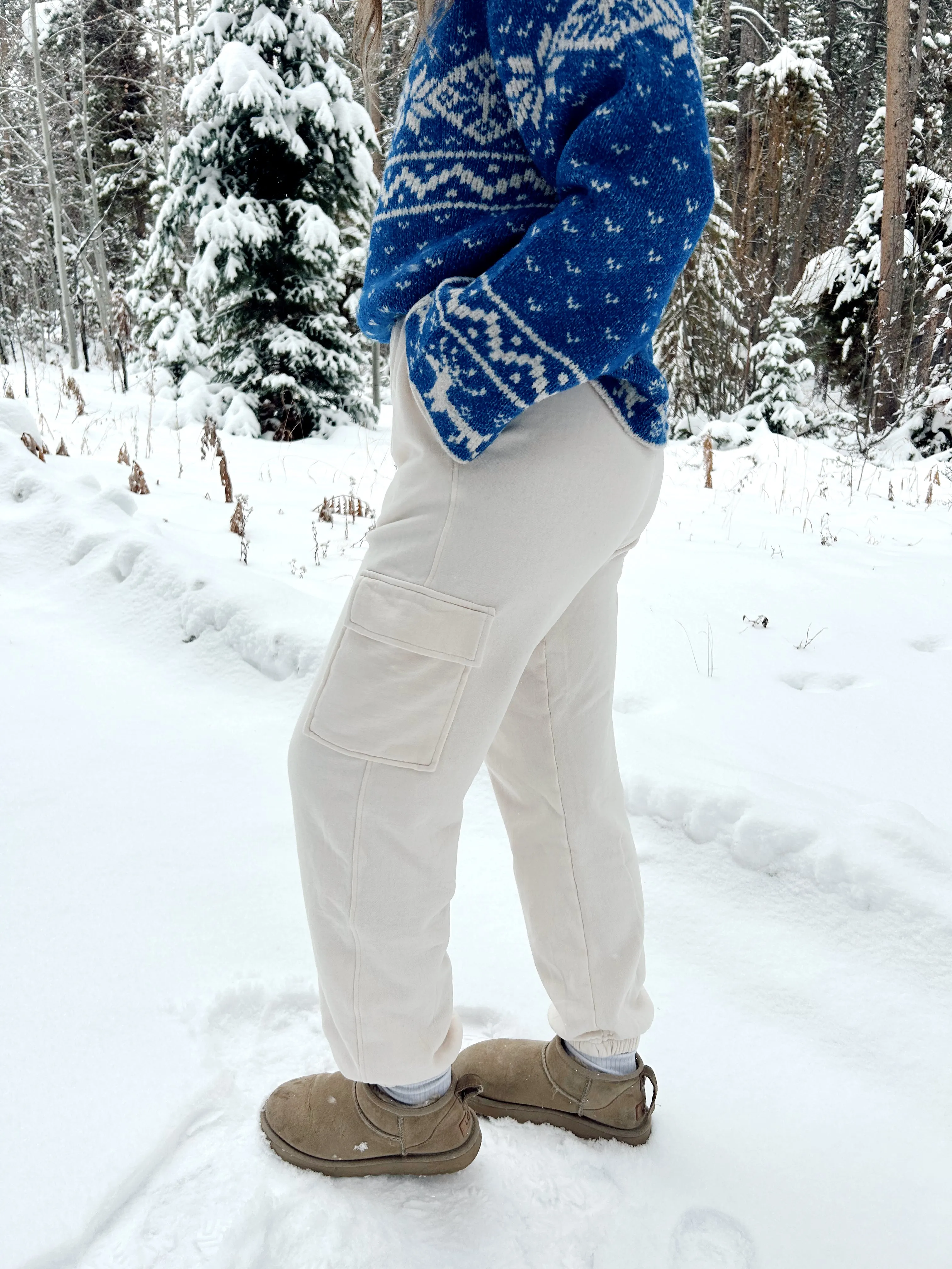 Frosted Cargo Joggers
