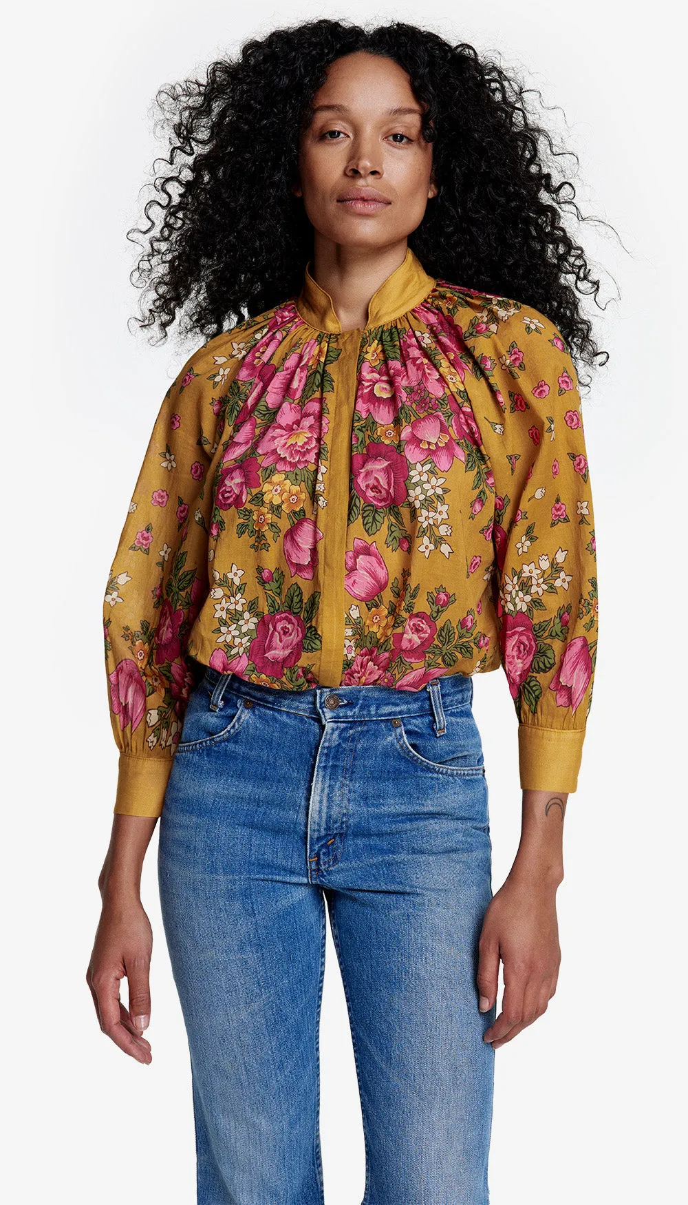 Gathered Blouse