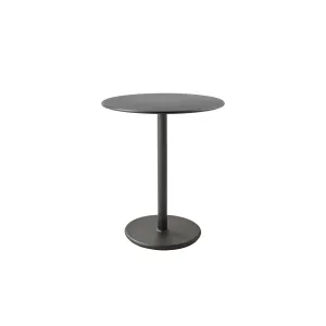 Go Café Pedestal Table in Black