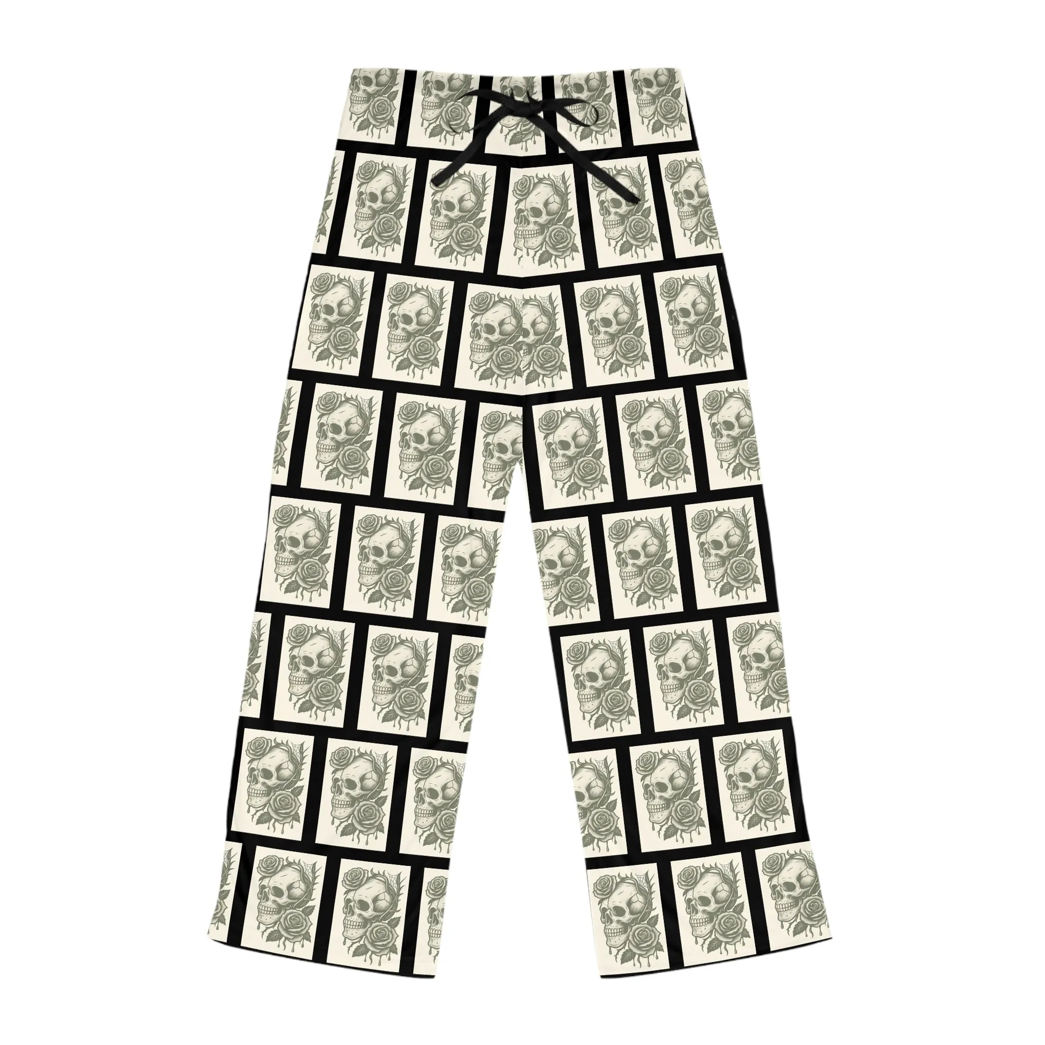 Gold Skull Cozy Women's Pajama Pants