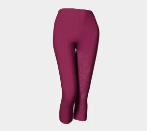 Good Vibes Magenta - Capris