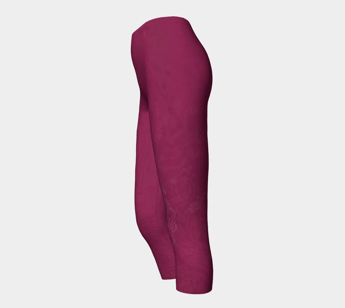 Good Vibes Magenta - Capris