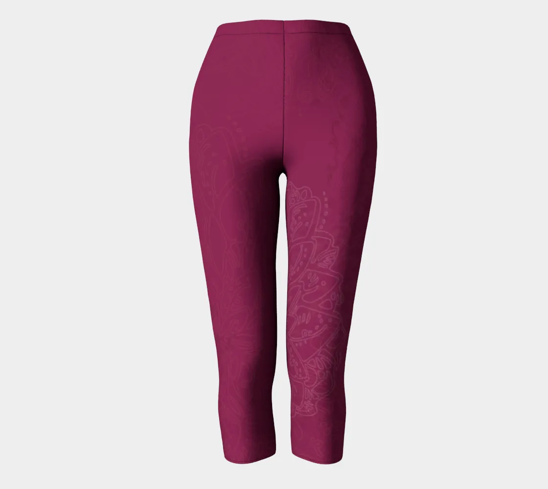 Good Vibes Magenta - Capris