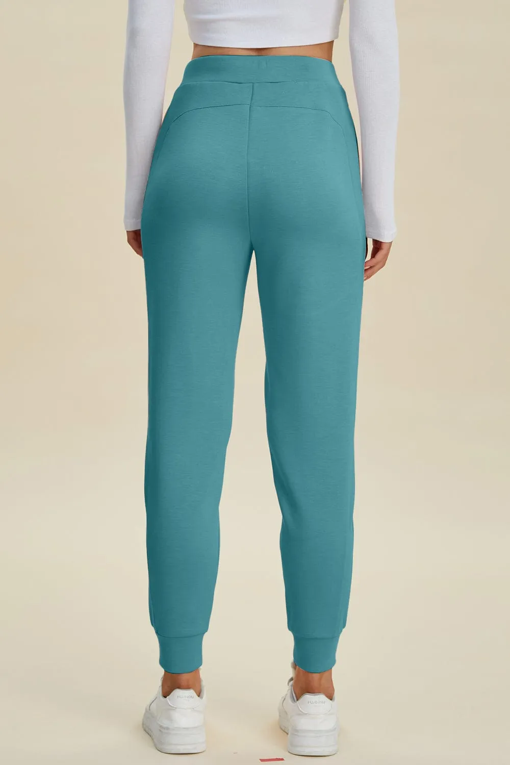 GYPSY - Air Scuba Drawstring High Waist Joggers by Basic Bae