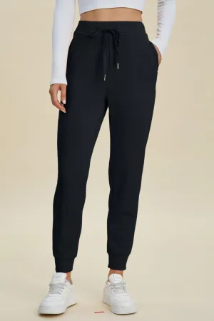 GYPSY - Air Scuba Drawstring High Waist Joggers by Basic Bae