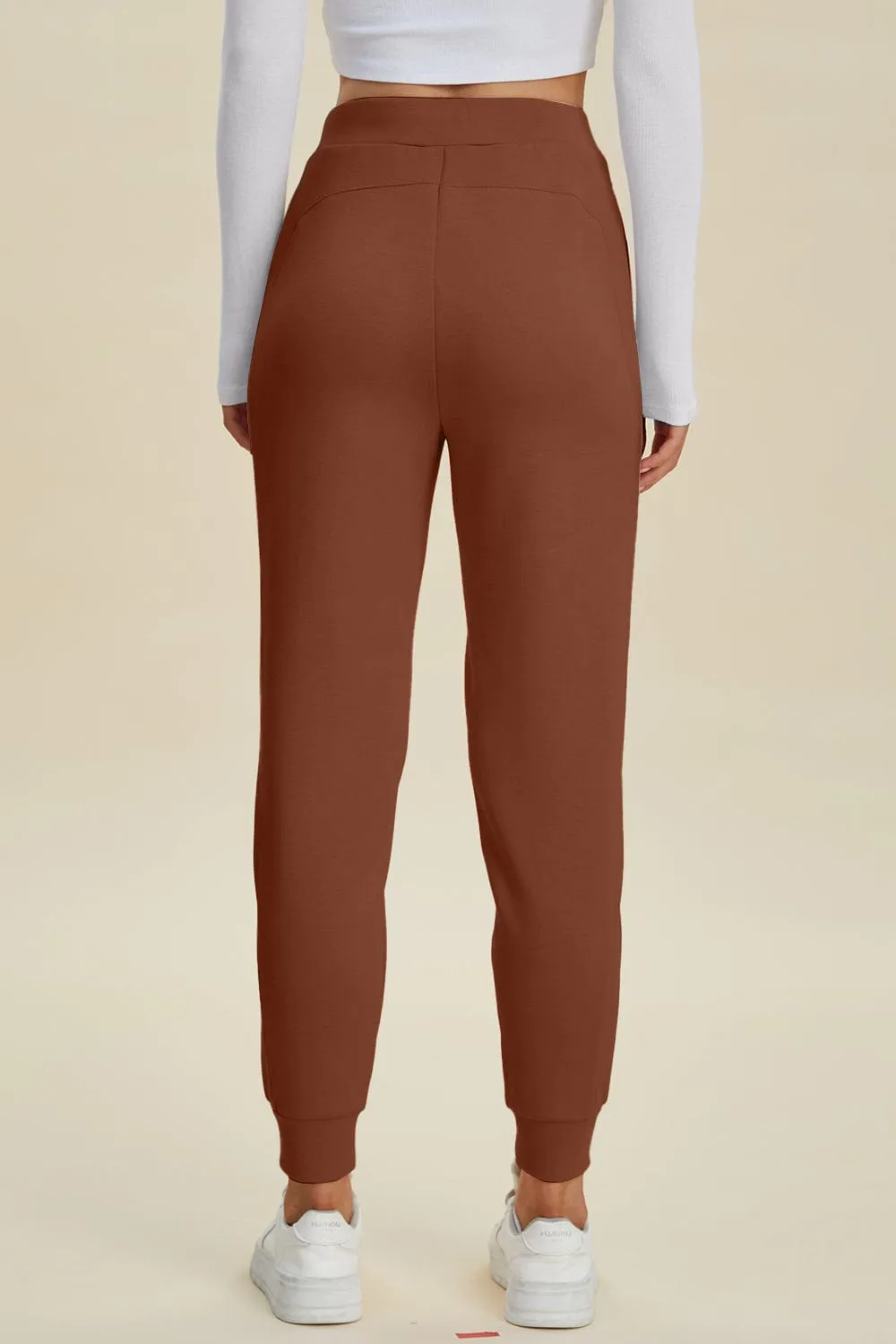 GYPSY - Air Scuba Drawstring High Waist Joggers by Basic Bae
