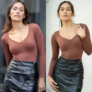 Harper V-Neck Bodysuit Women