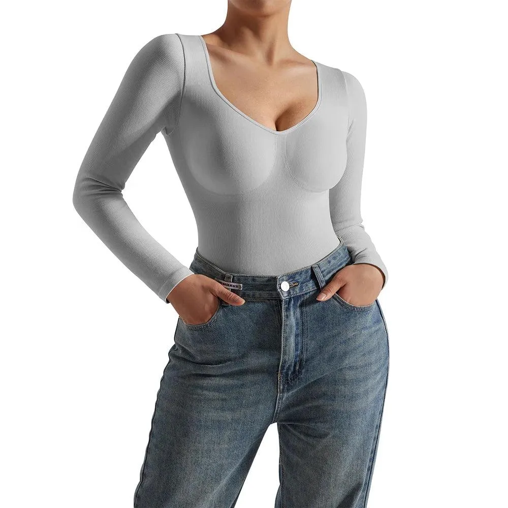 Harper V-Neck Bodysuit Women