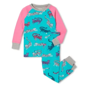 Hatley Raglan Pajama Set (Fab Cheetahs)