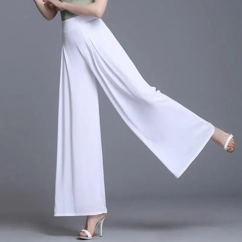 High Waist Wide Leg Trouser Pant