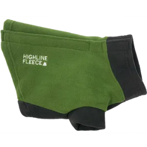 Highline Fleece Dog Coat - Two Tone Green