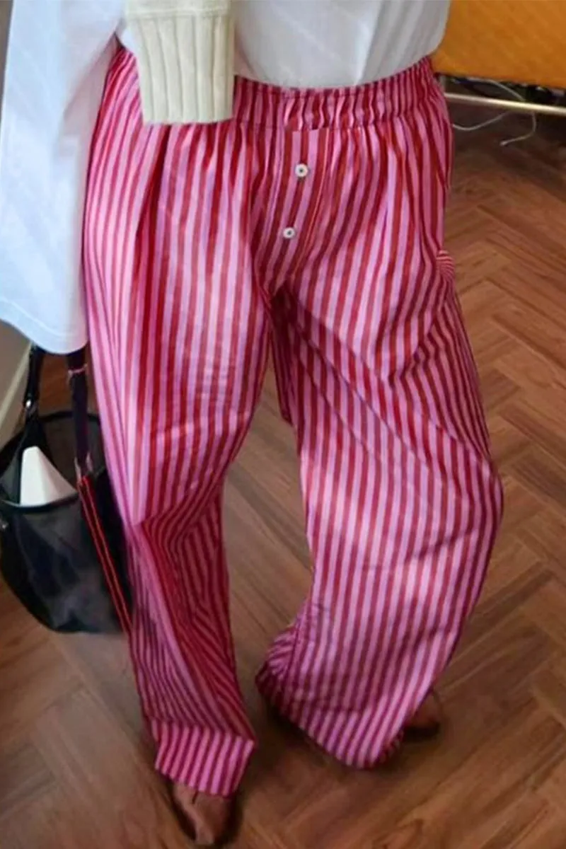 HPR1272 Striped Cozy Lounge Pants